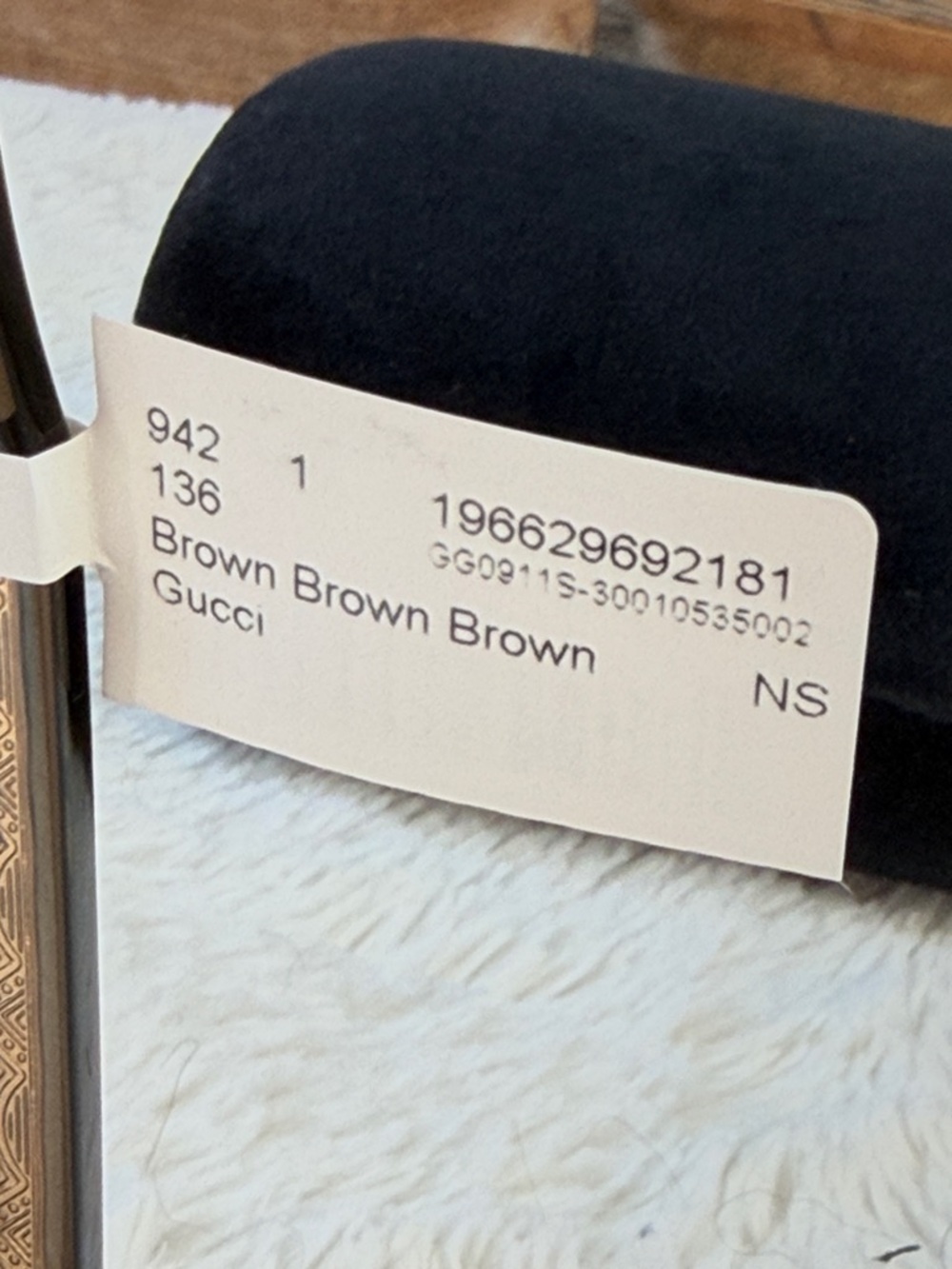 Gucci Brown Square Sunglasses NWT With Black Case - Picture 7 of 12